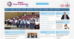 Desktop Screenshot of malatyatso.org.tr